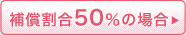 補償割合50％の場合