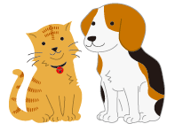年齢を重ねた犬と猫