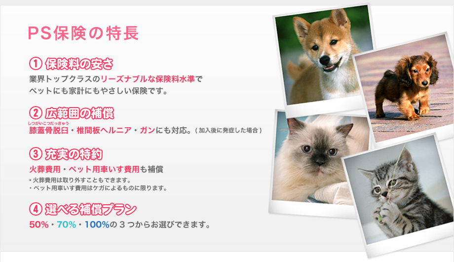 PS保険の特長